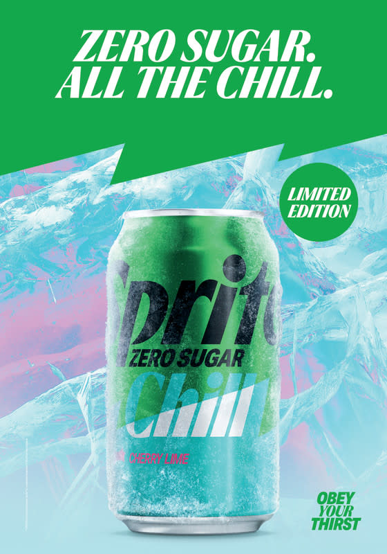 Ice cold cola can with mint sprig and lime, refreshing cola mint drink, Beco Soft 6000 cola mint flavor experience - Sprite Dropping Limited-Edition Flavor That Will