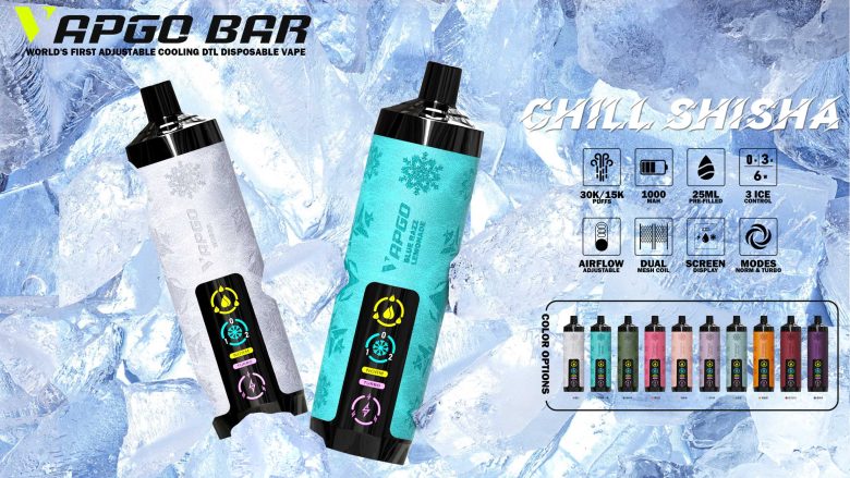 VOZOL Shisha 25000,warm vape hits,shisha disposable vape,best disposable vape Dubai,adjustable airflow vape