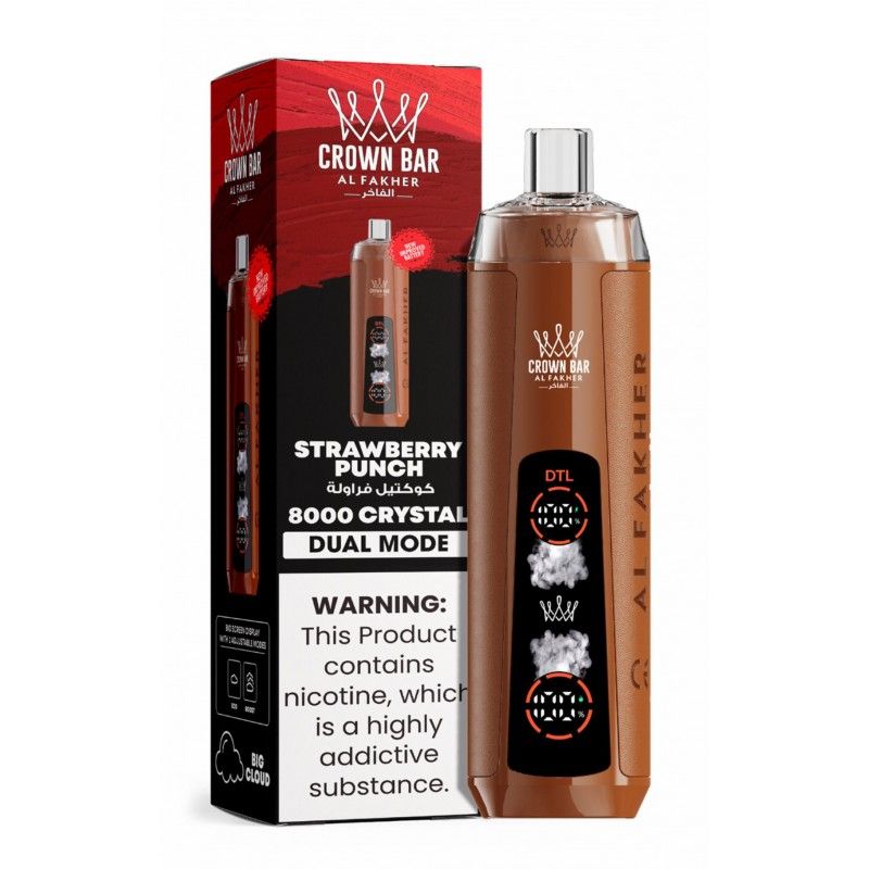 AL Fakher Crown Bar vape, VOZOL Shisha 25000 vape, modern shisha electronic cigarette, traditional shisha vape fusion - Al Fakher Crown Bar