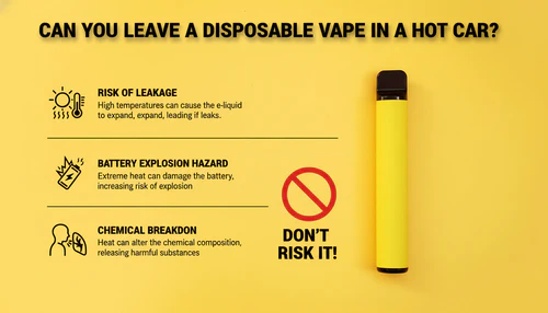 Vape battery extreme heat damage, disposable vape hot car, Dubai summer vape - Can You Leave a Disposable Vape in a Hot Car? The Risks You Need ...