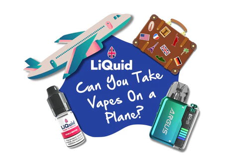Dubai airport departure lounge holiday travel vape, packed carry-on luggage, disposable vape travel essential - Can You Take Vapes On A Plane? Guide To Vaping & Air Travel In 2025