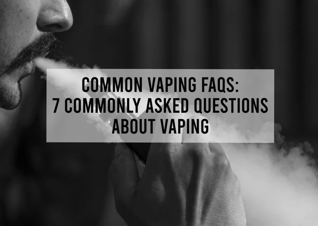 tobacco vape FAQ section, common questions about e-liquid flavors, lightbulb idea vaping questions - Common Vaping FAQs: 7 Commonly Asked Questions about Vaping – Aquavape