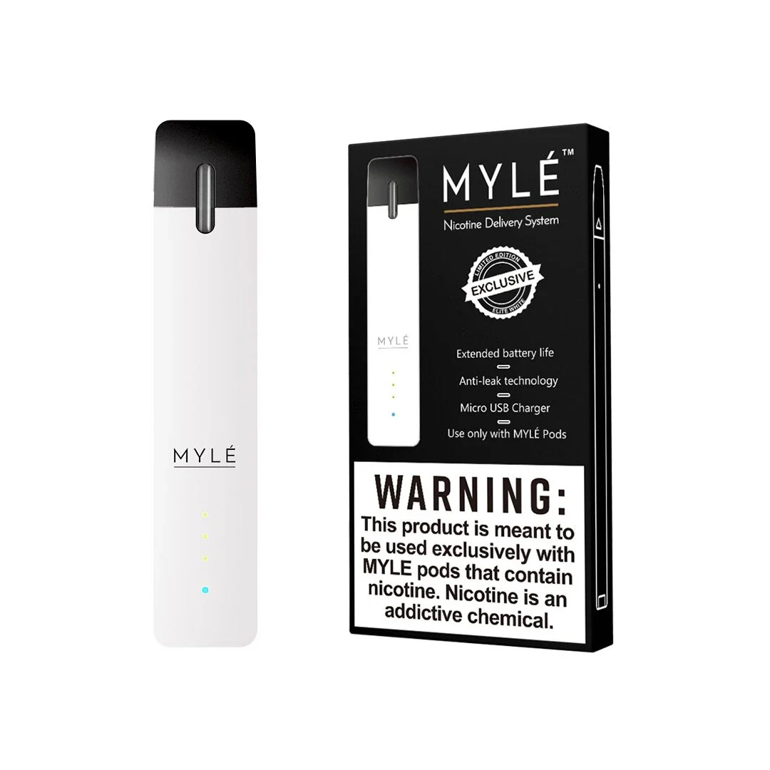 Myle vape clean simple design, buttonless e-cigarette elegance, minimalist vape no screen - MYLE Vape Device V1 | Vape Pod System | Vaping Flavors – Apvs