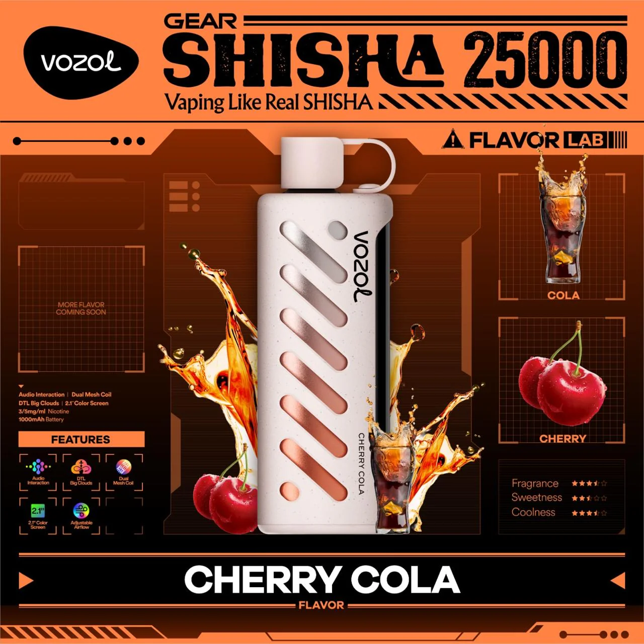 VOZOL 25000 puffs sharing, Christmas BBQ vape, long-lasting disposable vape shared - Vozol Gear Shisha 25000 Puffs Disposable Vape – Premium Vape in ...