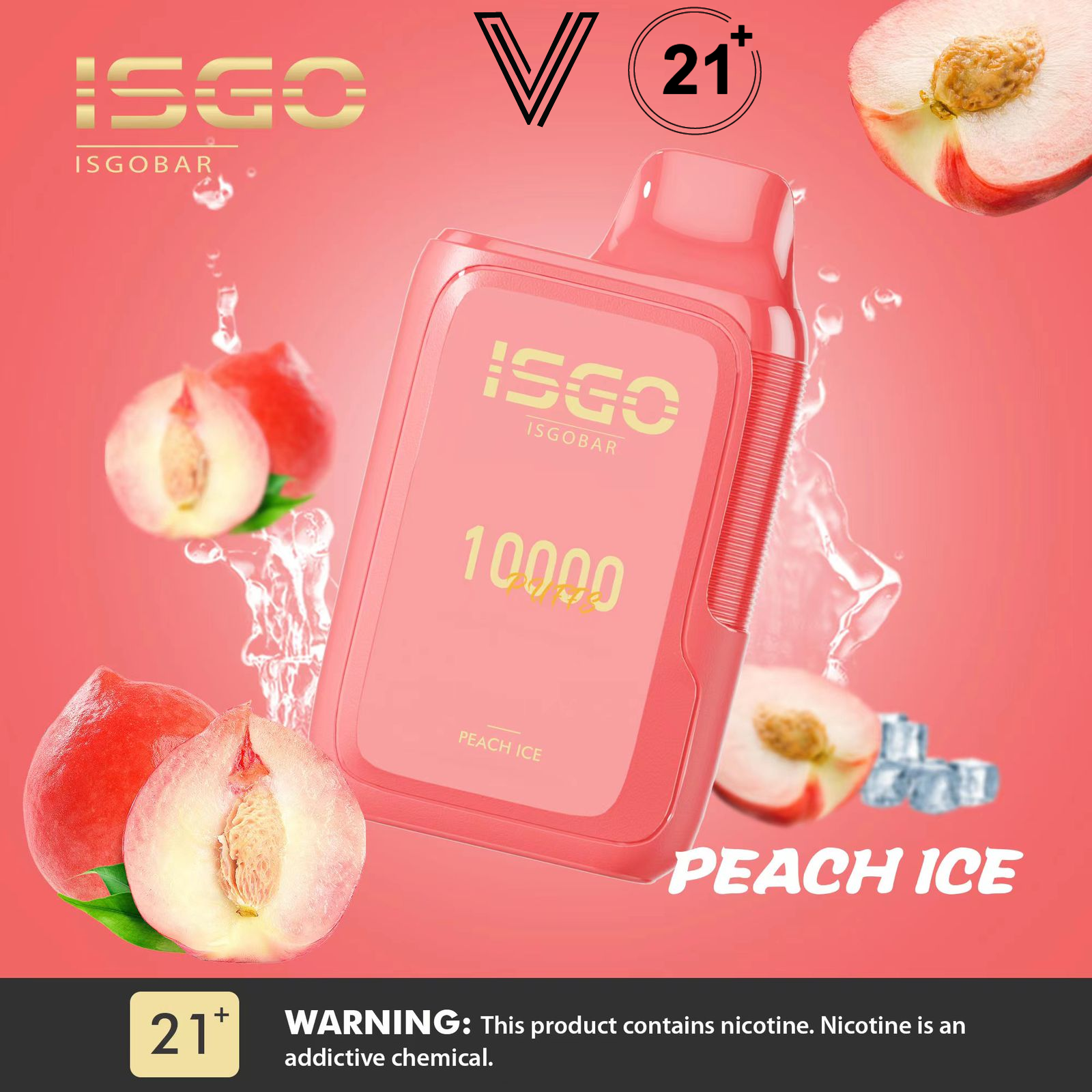 Isgo Bar 10000 slim design pocket fit, vape in pocket with phone and keys - ISGO BAR 10000 Puffs DISPOSABLE VAPE ||