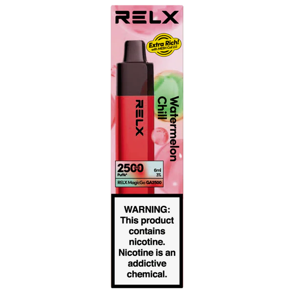 RELX MagicGo FAQ, beginner friendly vape UAE, nicotine salt benefits vape, smooth draw disposable vape - RELX MagicGo GA2500 Disposable Vape | RELXNOW Official