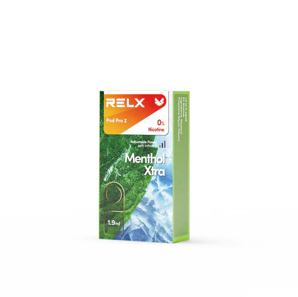 RELX Menthol Xtra vape, extreme cold mint vape, icy sensation dubai, burjuman mall AC effect, refreshing vape - RELX Official | RELX Pod Pro Menthol Xtra