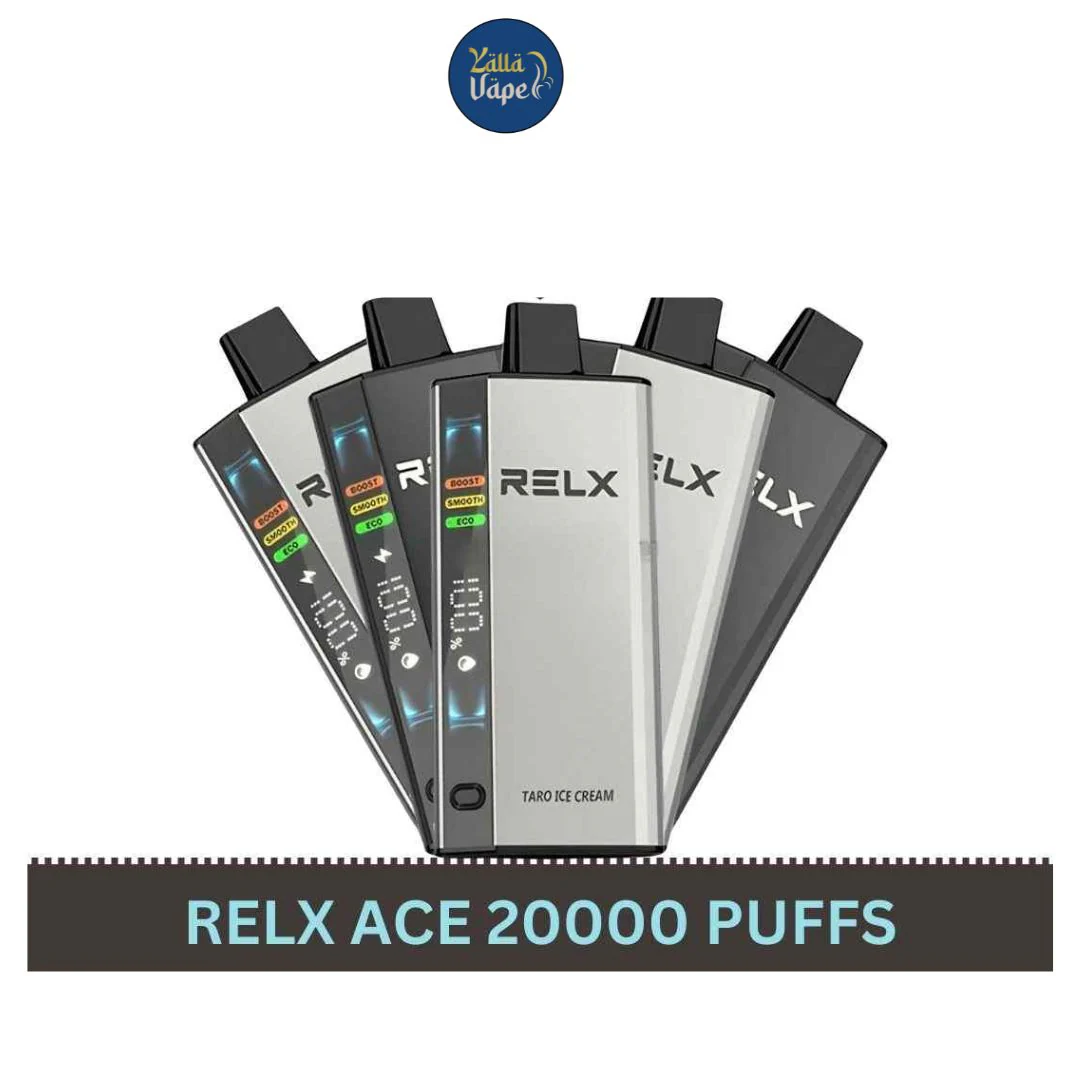 RELX ACE 20000 slim design, vape next to iPhone, pocket friendly vape, discreet vape device - RELX Ace 20000 Puffs Disposable Vape In Dubai UAE – YALLA VAPE
