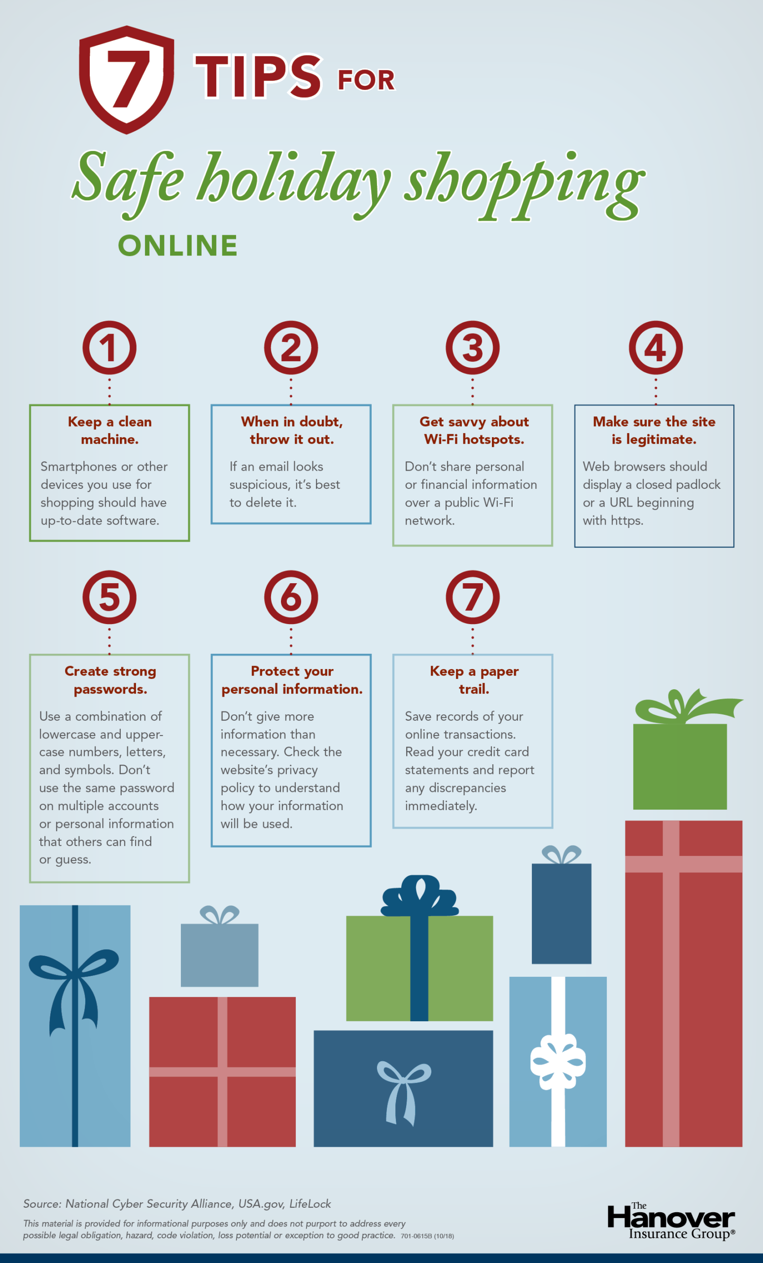 smart shopping strategy, holiday sales tips, secure online shopping, safe vape purchase, gift icon - Seven steps for safe holiday shopping online | The Hanover ...