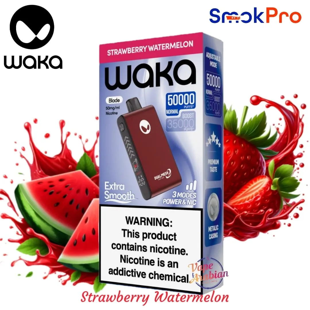 Waka 50000 Puffs disposable vape large capacity - Best Buy Waka Blade 50000 Puffs Disposable Vape In UAE