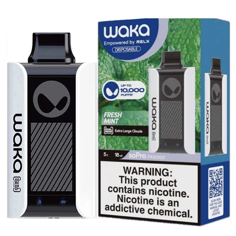 Waka 25000 vs Isgo Bar 10000 head-to-head comparison, disposable vape showdown graphic - WAKA SoPro PA10000 Disposable Vape Kit | Vapesourcing