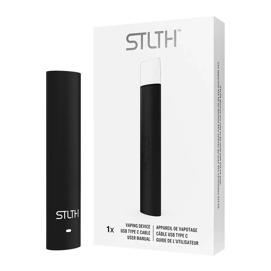 anti-slip vape body coating, matte finish electronic device grip, thermal insulation vape design - STLTH Type-C Vape Device Kit - Rubberized | Free Shipping $75+ ...